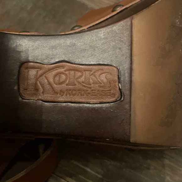 Korks by Kork-Ease Marcia Tan Leather Clogs🖤 - Picture 14 of 16
